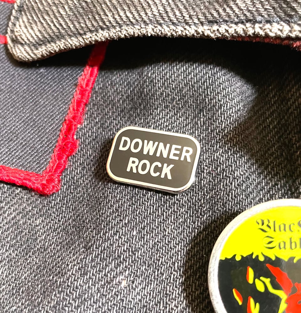 DOWNER ROCK PIN ---  LTD ENAMEL PIN SERIES (FREE SHIPPING WITH OTHERS)