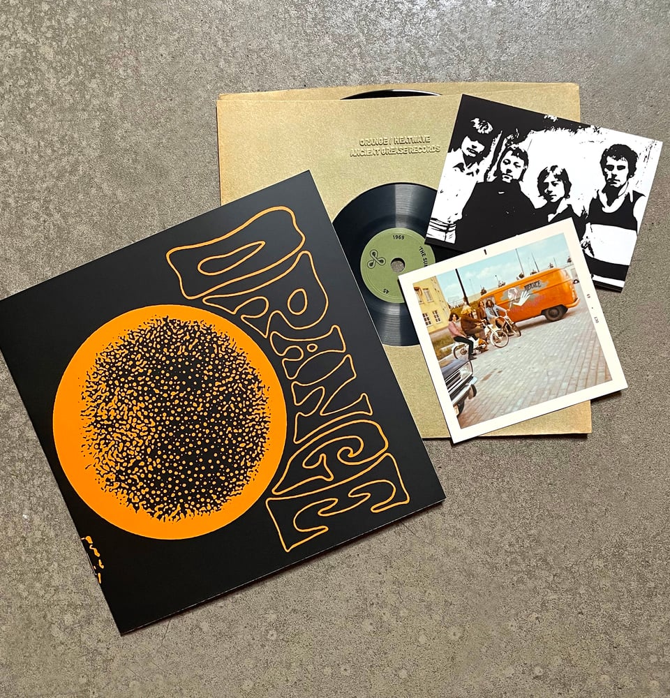 ORANGE/HEATWAVE---Split 7"--- BLACK VINYL + ORANGE BOOKLET - EDITION OF 100