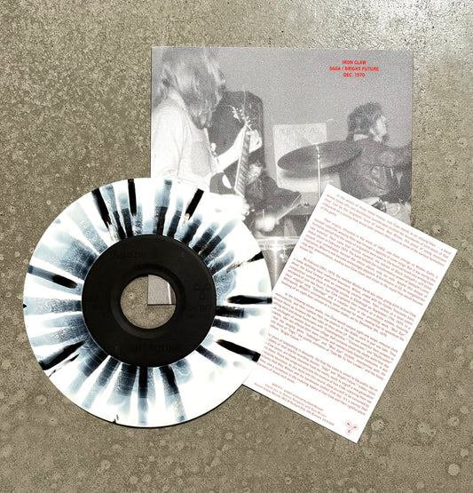 IRON CLAW ---7"--- PICTURE SLEEVE - BLACK LABEL SPLATTER VINYL - EDITION OF 30