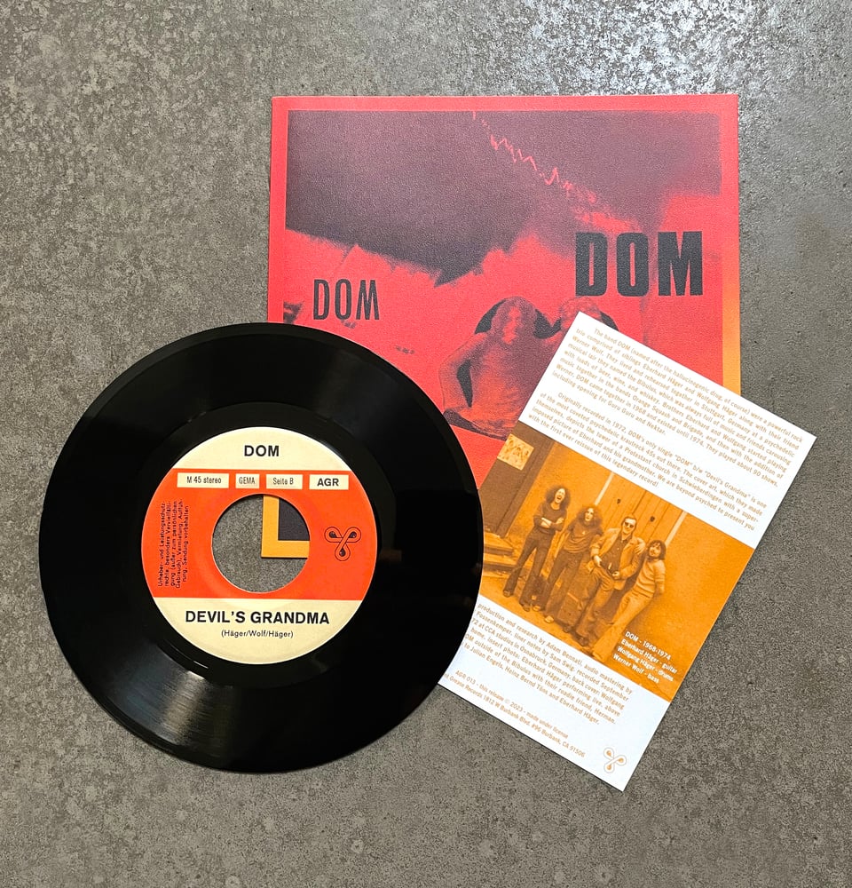 DOM ---7"--- PICTURE SLEEVE