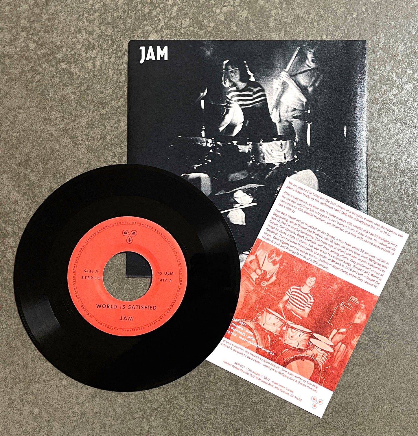 JAM ---7"--- PICTURE SLEEVE