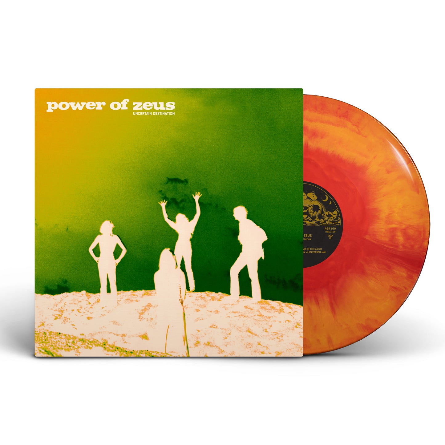 POWER OF ZEUS - 'UNCERTAIN DESTINATION' - LP - SUNBURST VINYL - EDITION OF 200