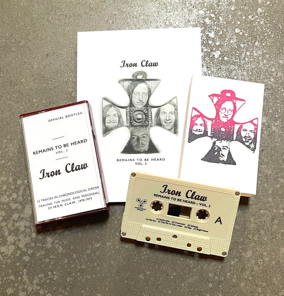 IRON CLAW - REMAINS TO BE HEARD - VOL. 2 [CASSETTE + 48 PAGE ART BOOK] -- IMPRINTED - ED. OF 95