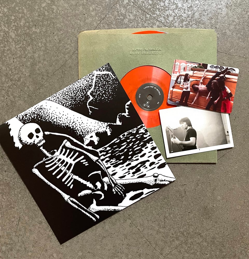 MAYROC/SARDONICUS---Split 7"--- ORANGE VINYL + SARDONICUS BOOKLET - EDITION OF 35